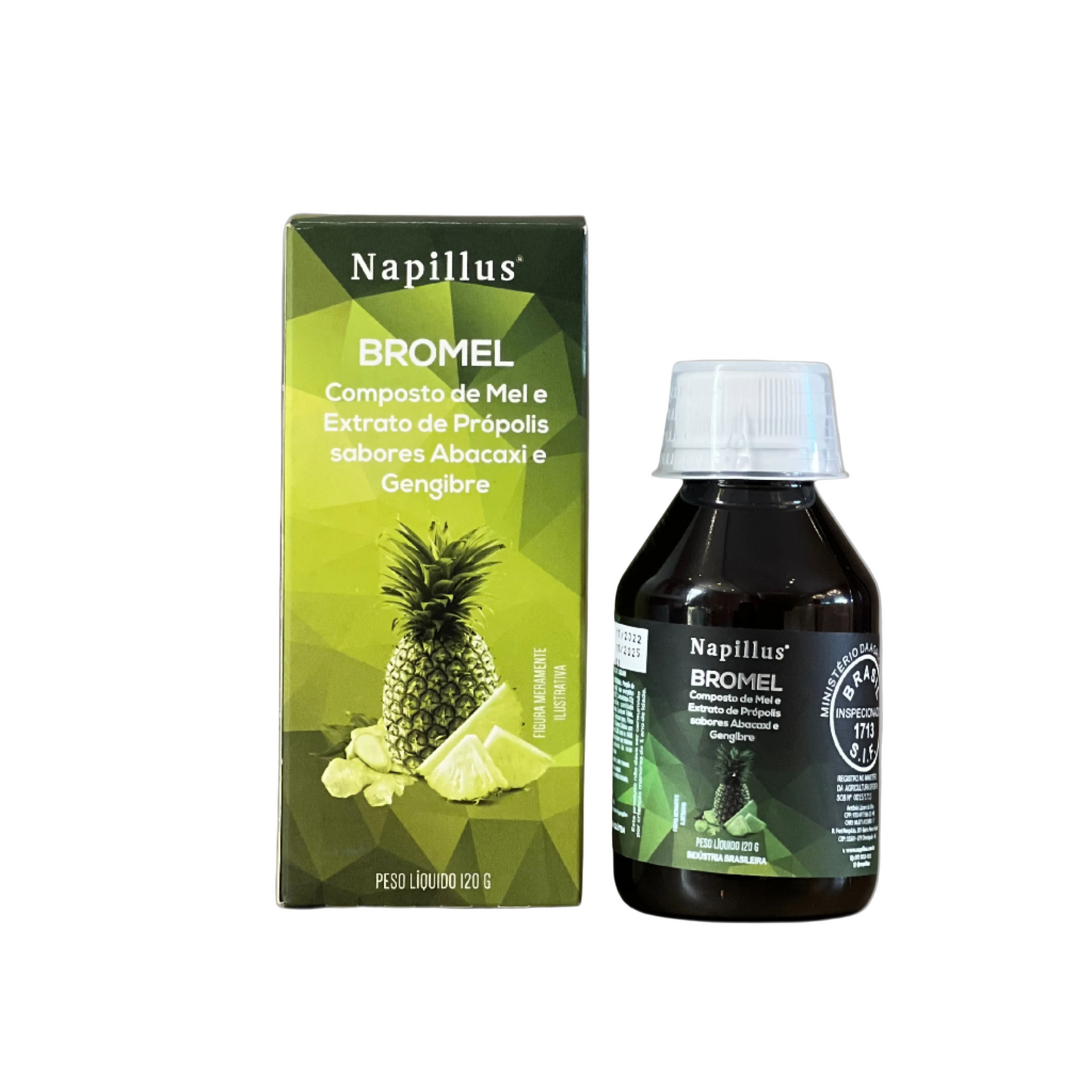 BROMEL - Napillus Honey, Propolis, Pineapple and Ginger Blend.