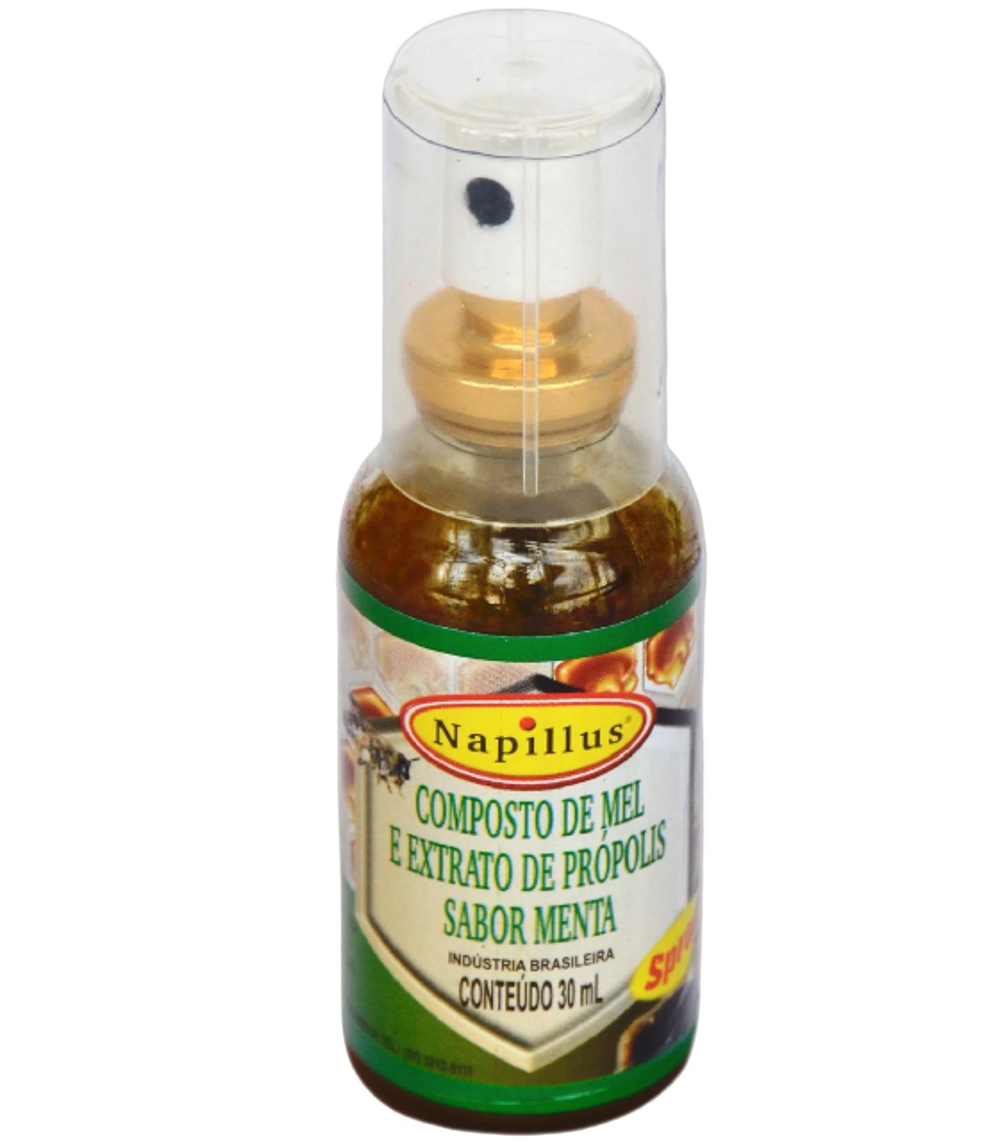 MEL DE NAPILLUS, PRÓPOLIS E SPRAY DE HORTELÃ