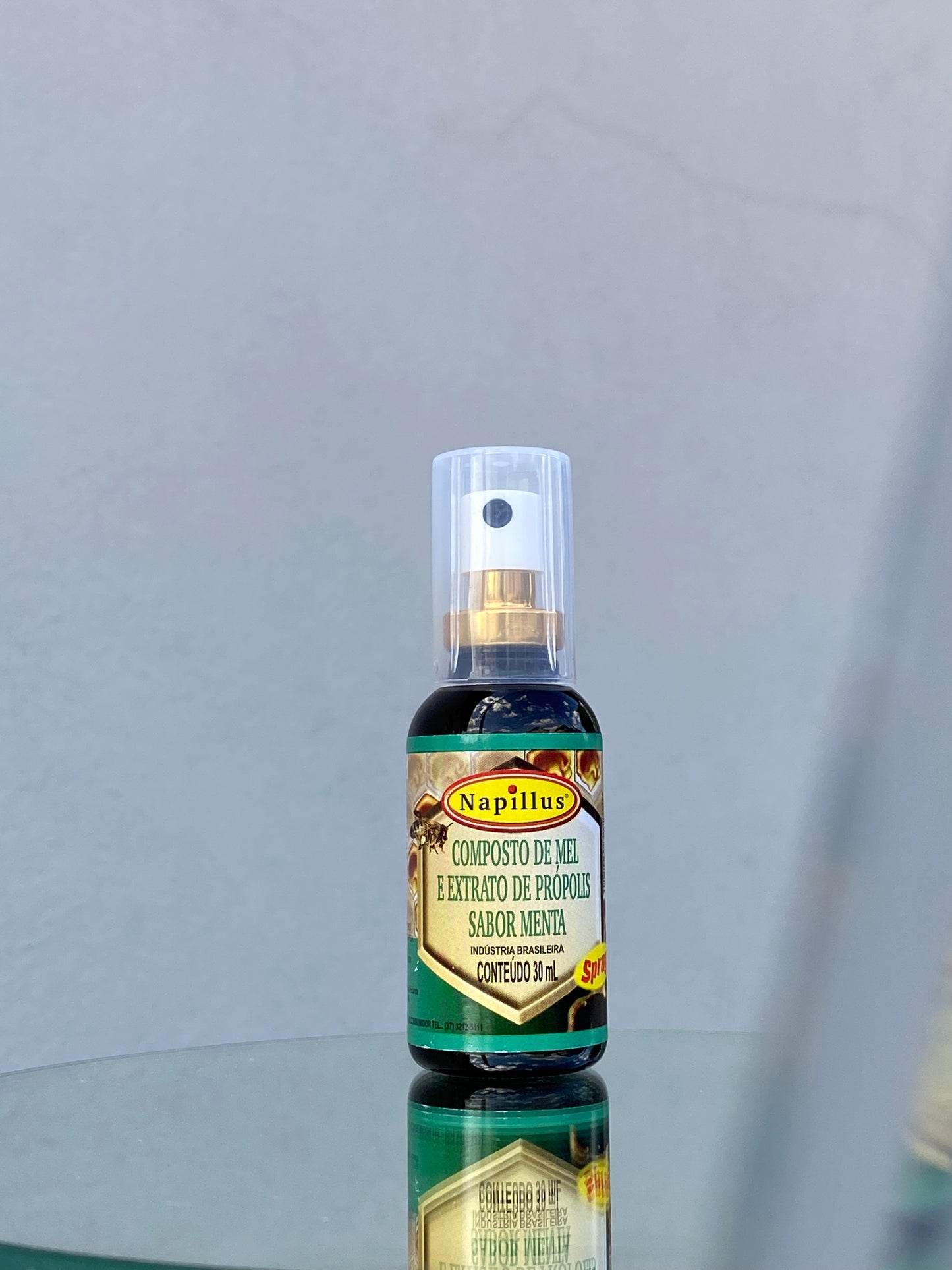 MEL DE NAPILLUS, PRÓPOLIS E SPRAY DE HORTELÃ