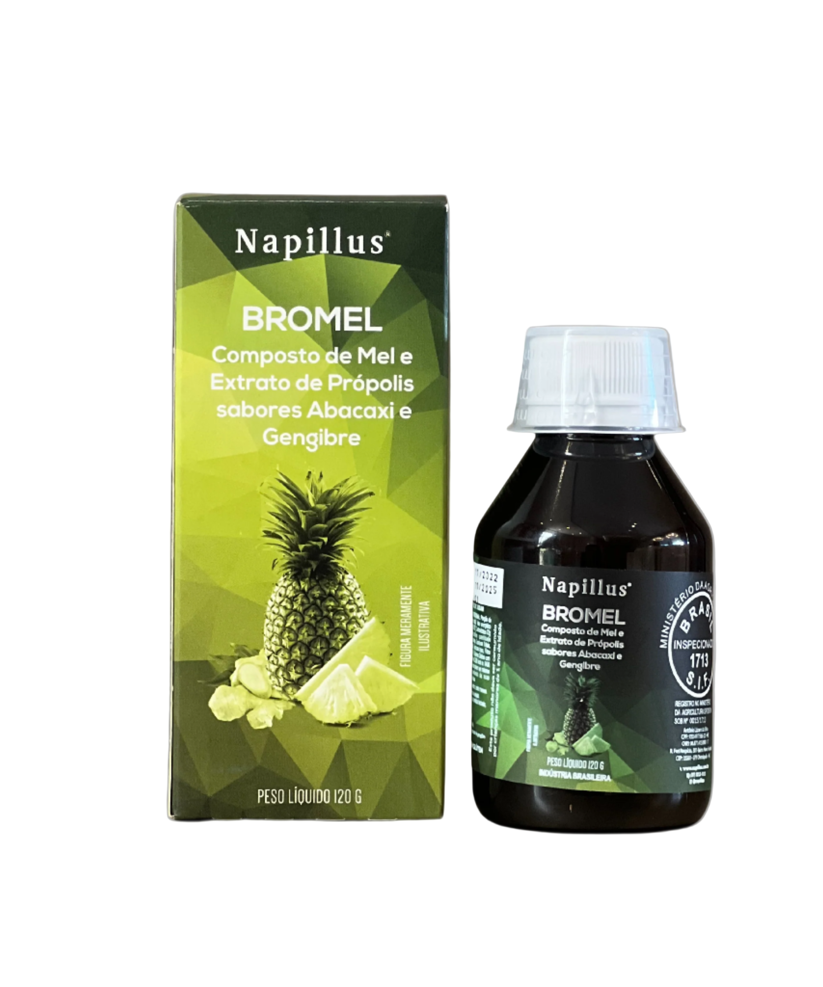BROMEL - Napillus Honey, Propolis, Pineapple and Ginger Blend.