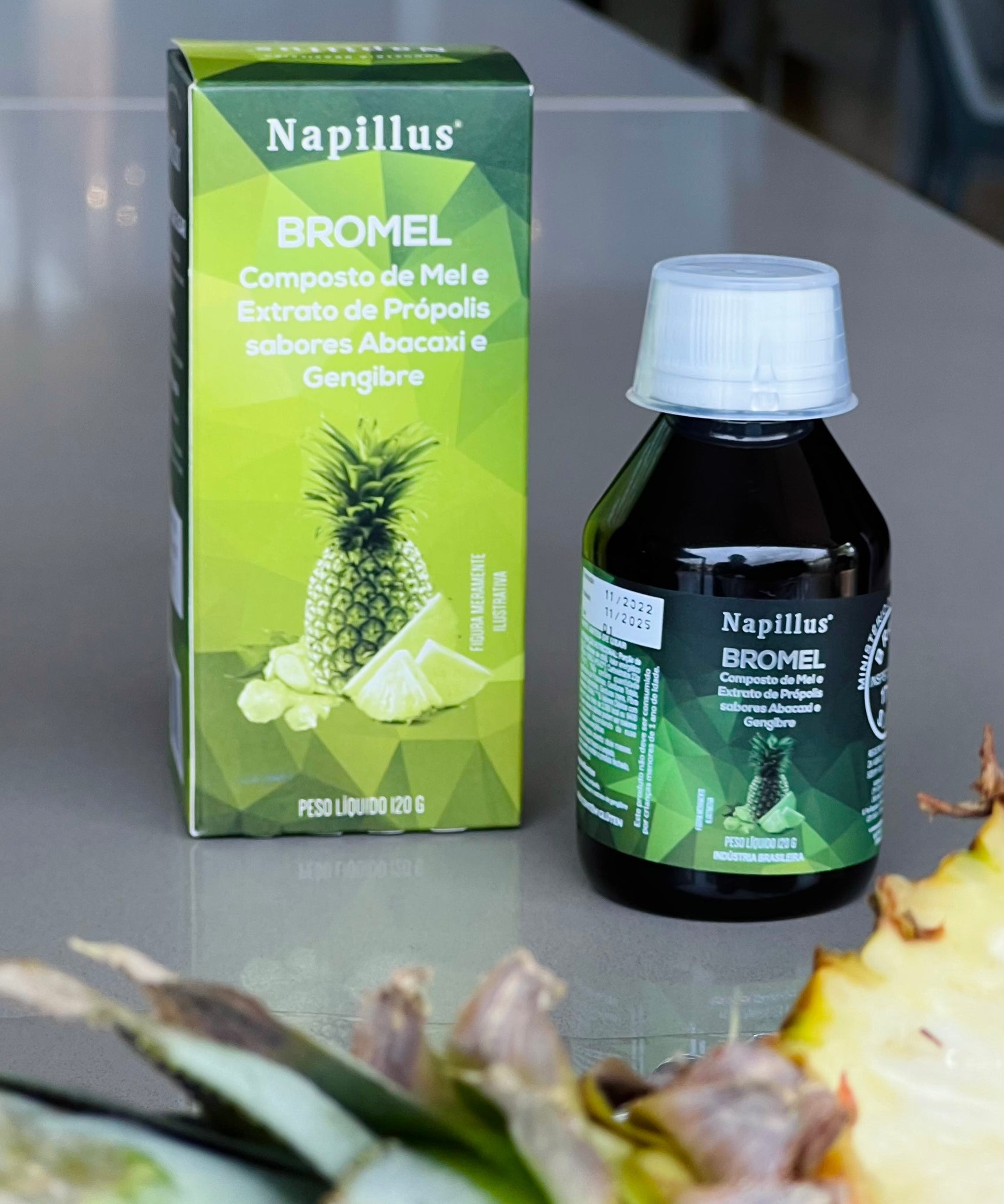 BROMEL - Napillus Honey, Propolis, Pineapple and Ginger Blend.