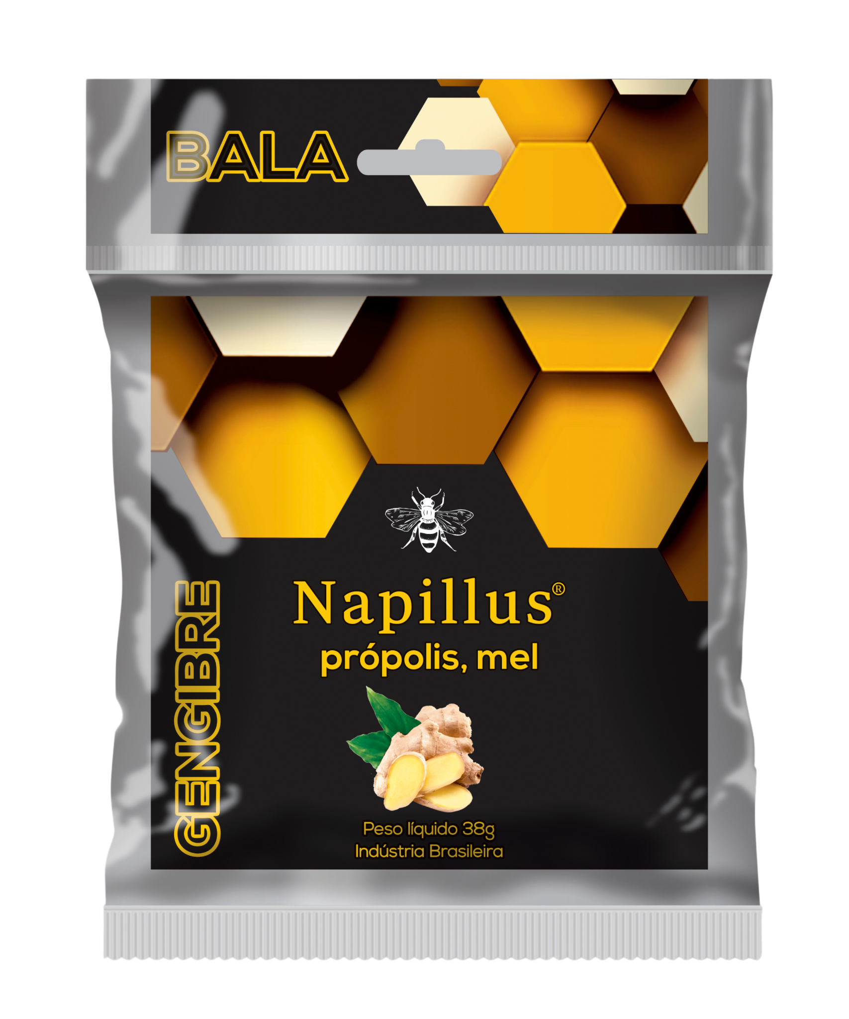 Napillus Ginger, Honey and Propolis Lozenges