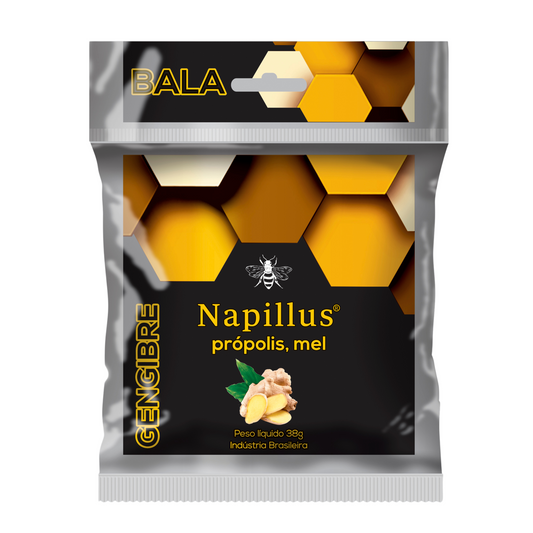 NAPILLUS GENGIBRE, MEL E DOCES DE PRÓPOLIS