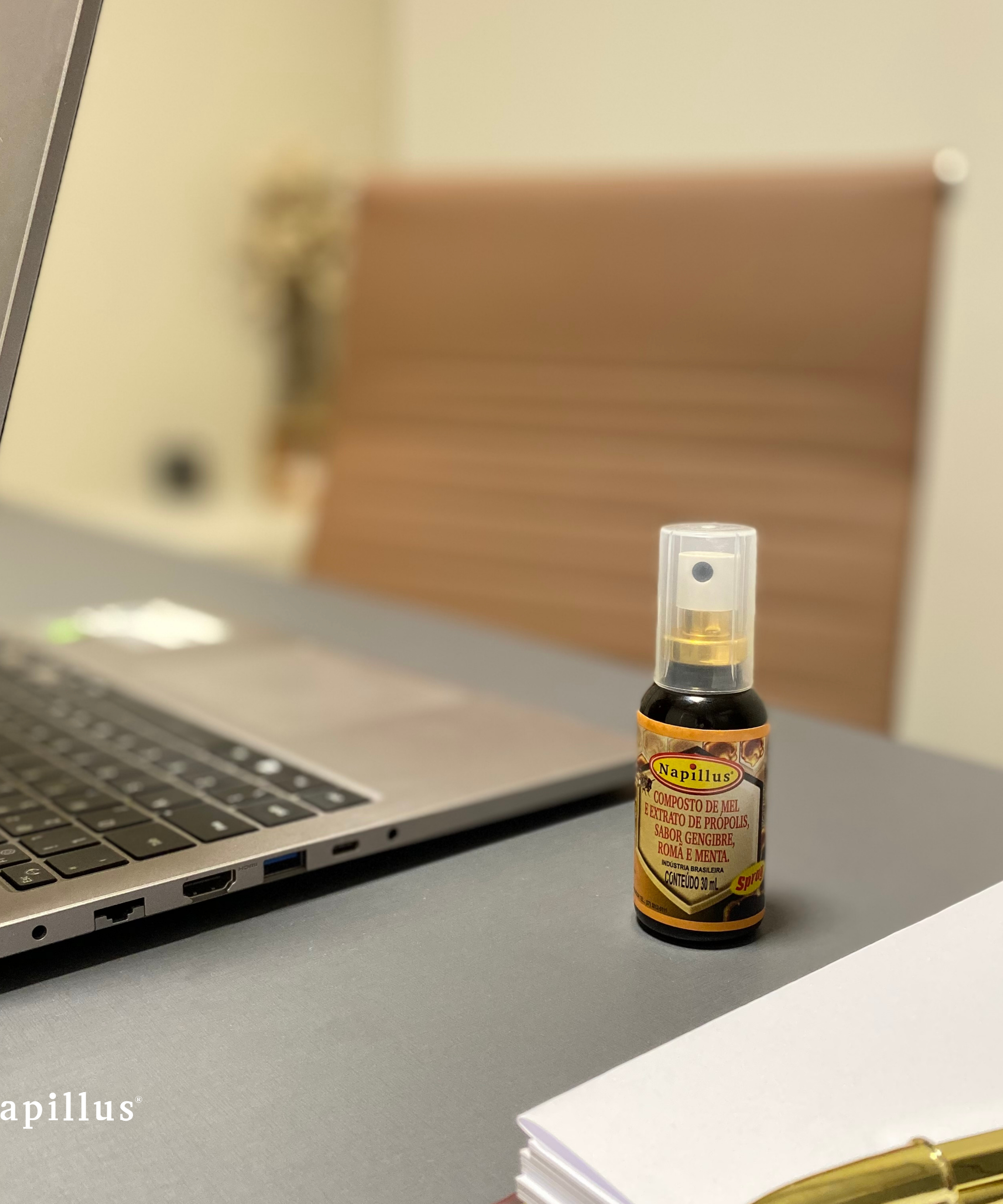 Napillus Honey, Pomegranate, Ginger, Propolis and Mint Spray