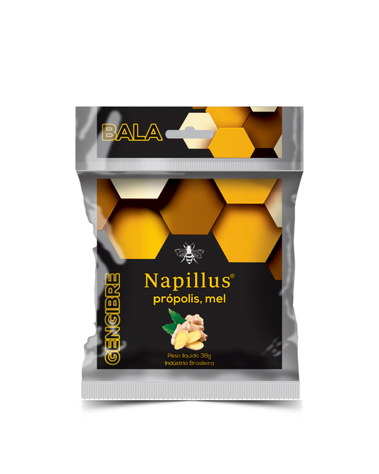 Napillus Ginger, Honey And Propolis Candy