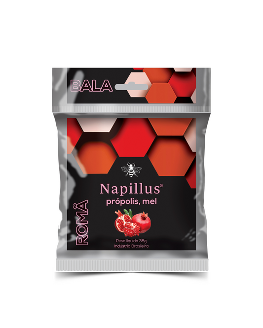 Napillus Pomegranate, Honey & Propolis Lozenges – 3 Pack (30 Lozenges Total)