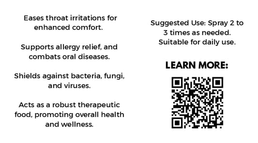 Napillus Honey, Pomegranate, Ginger, Propolis And Mint Spray